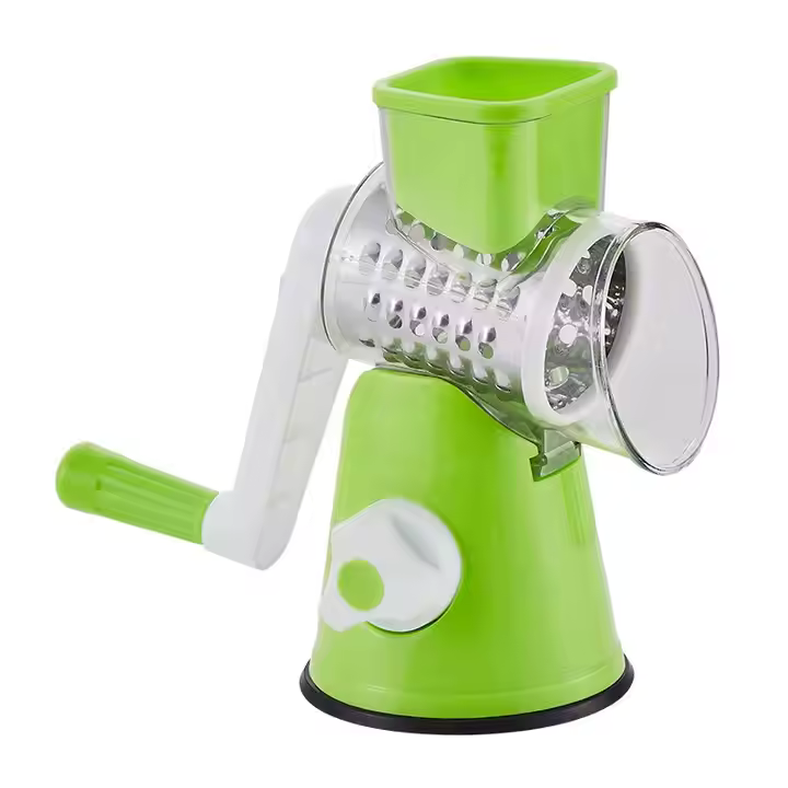 3-in-1 Manual Vegetable Cutter & Drum Grater