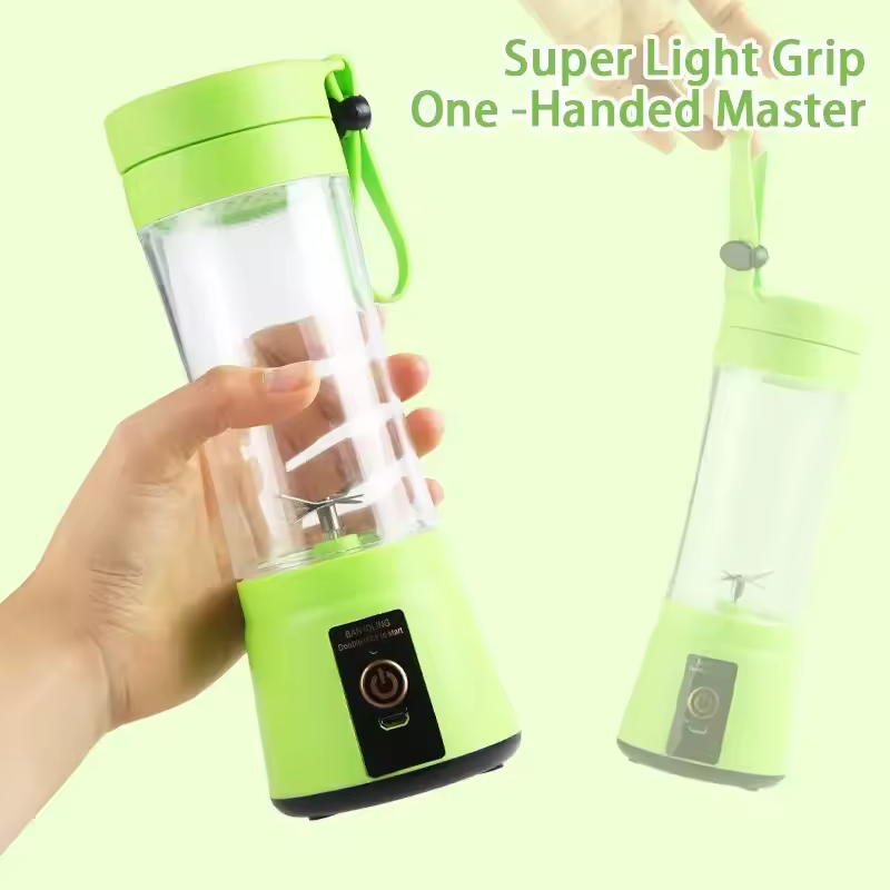 USB Rechargeable Juicer Blender 6 Blades 380ml