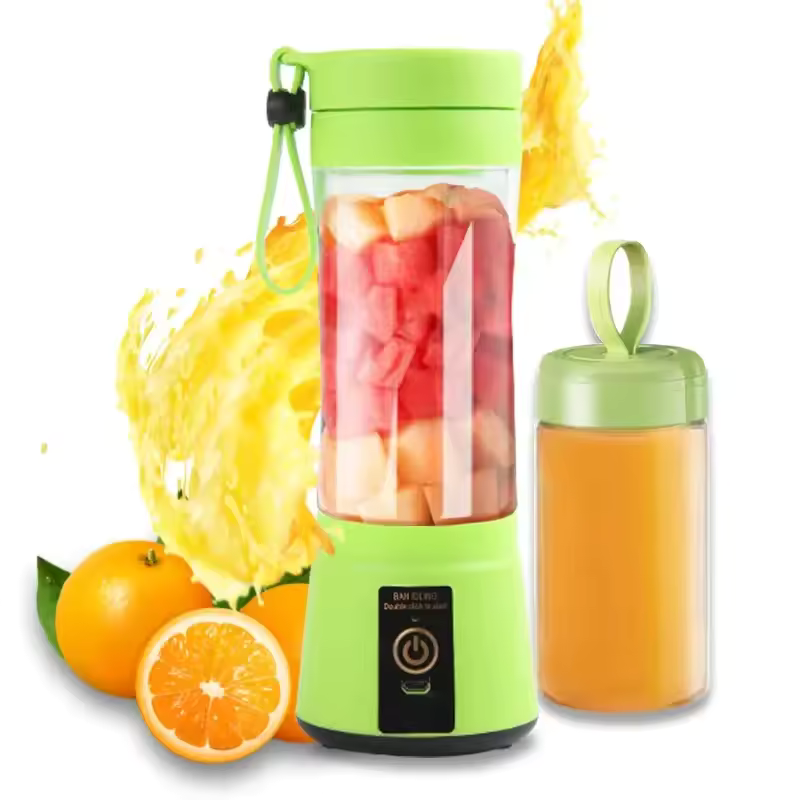 USB Rechargeable Juicer Blender 6 Blades 380ml