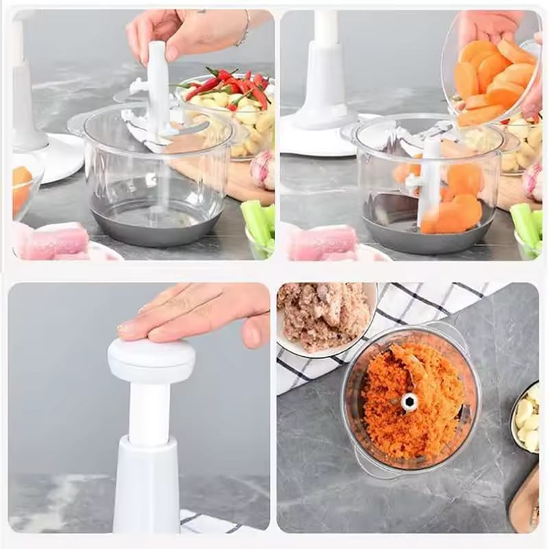 Hand Push Chopper for Vegetables